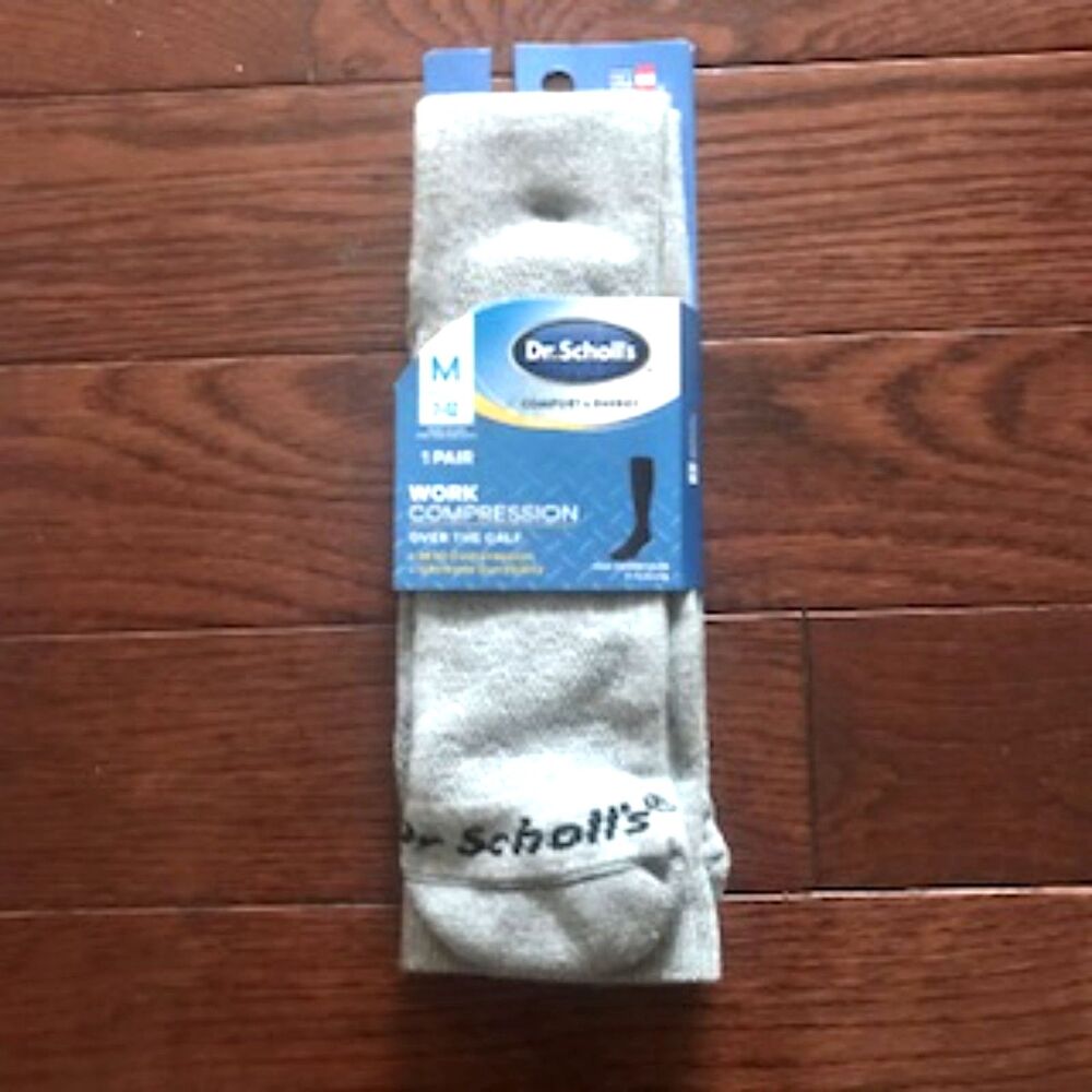 Size: 8 - 15mmHg / 7 to 12 Compression Crew Socks . Dr. Scholl's . New in Sleeve